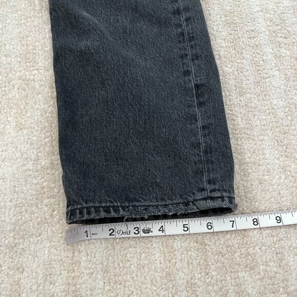 Agolde 90s Mid Rise Loose Fit Distressed Jeans in Vagabond 25 - Picture 6 of 11